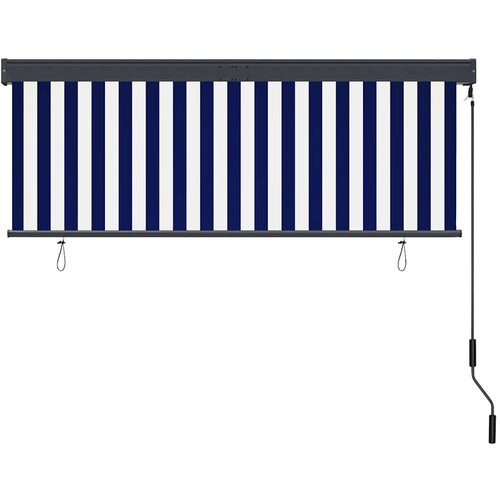  Vanjska roleta 160 x 250 cm plavo-bijela Slike