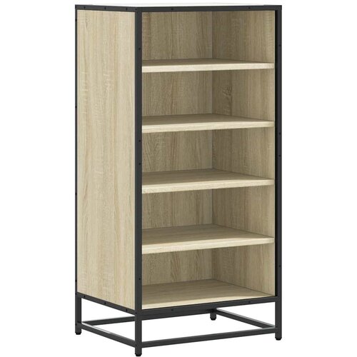 Maison Chic Regal za čevlje - Polica za čevlje sonoma hrast 48x38x97,5 cm inženirski les, (21776571) Slike