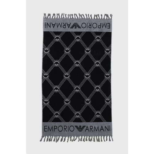 Emporio Armani Underwear Pamučni ručnik boja: tamno plava