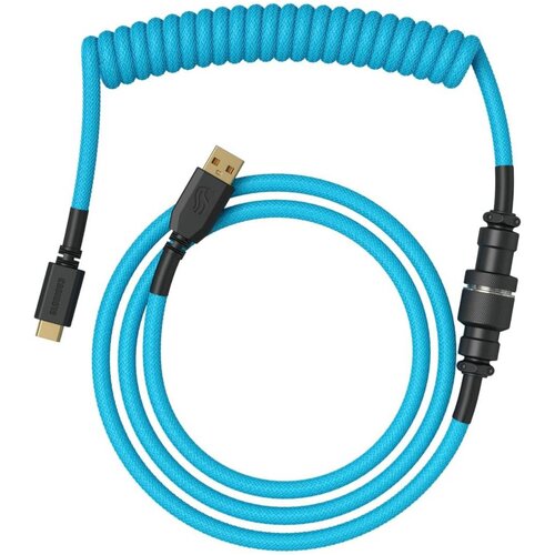 Glorious Kabl Coiled Cable USB-C - Electric Blue Cene