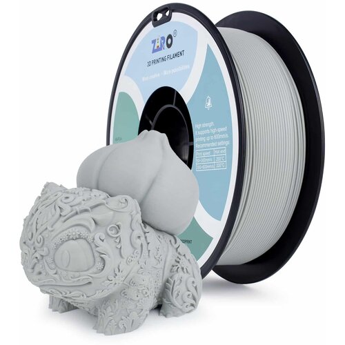 Ziro high speed pla filament 1.75 mm - gray Cene