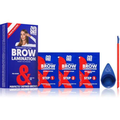 A.N.D. Beauty Brow Lamination Kit set za oblikovanje obrvi Cene