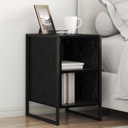  Noćni ormarić 2 pcs Crni hrast 39.5 x 30 x 50 cm Cijene