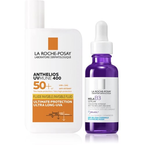 LAROCHE-POSAY Bundles Anthelios + Mela B3 set proti pigmentnim madežem Cene