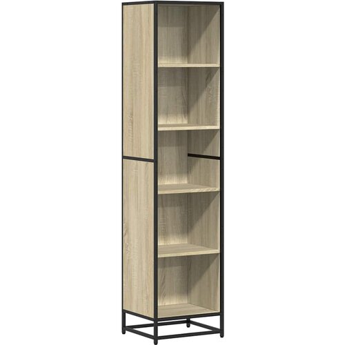 Maison Chic Knjižna omara - Knjižni regal Sonoma Oak 40x35x170,5 cm Izoblikovan les, (21724961) Slike