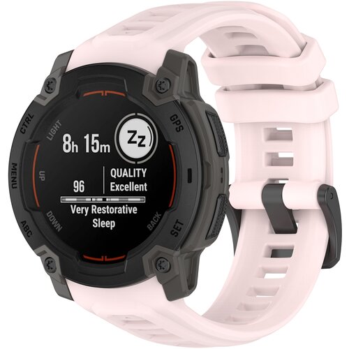 INF Silikonski pašček za uro Garmin Instinct E (40 mm) - roza, (22064218) Cene