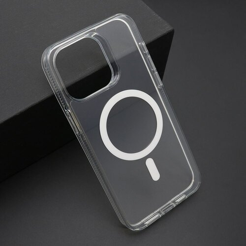  Futrola COLOR FRAME MagSafe za iPhone 15 Pro Max/ srebrna (providna) Cene