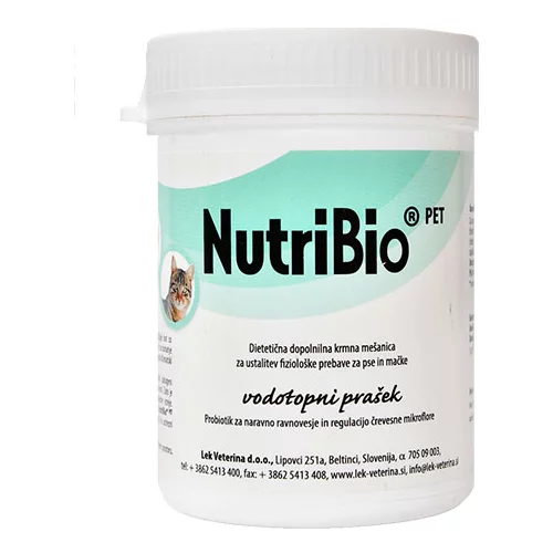  NutriBio Pet, probiotični prašek za pse in mačke