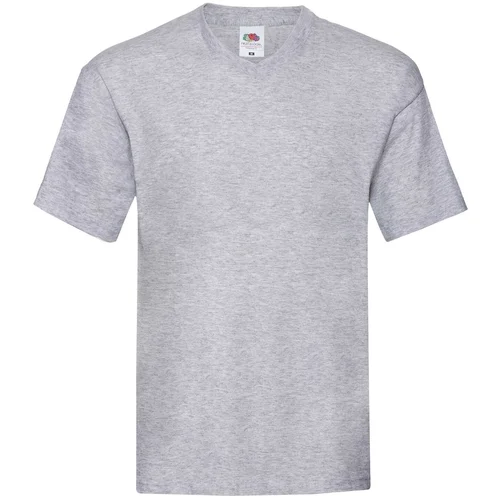 Fruit Of The Loom Grey T-shirt Original V-neck