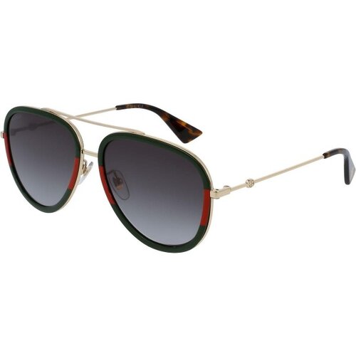 Gucci GG0062S 003 ONE SIZE (57) Zelena/Zelena Slike