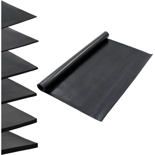 VidaXL Podna prostirka od protuklizne gume 1,2 x 2 m 3 mm glatka Slike