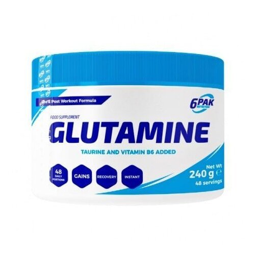 6PAK glutamin, 240gr Cene