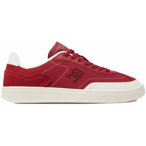 Tommy Hilfiger Superge Th Heritage Court Sneaker Sde FW0FW08037 Rdeča