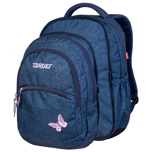 Target Šolski nahrbtnik 2v1 Curved Denim Butterfly Cene