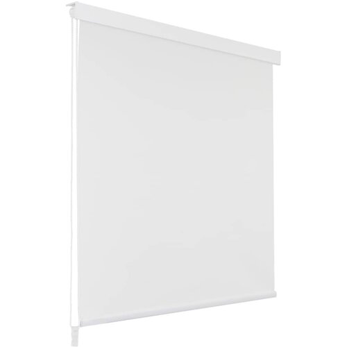 VidaXL Rolo senčilo za tu&amp;scaron; 140x240 cm bele barve Slike