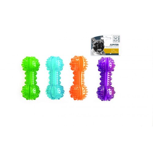 M Pets Igračka prozirna kost, 15x6 cm, vi&amp;scaron;e boja Slike
