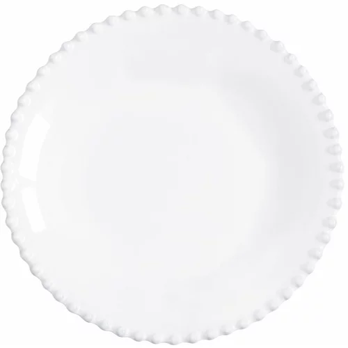 Costa Nova bijeli kameni tanjur za juhu Pearl ⌀ 24 cm