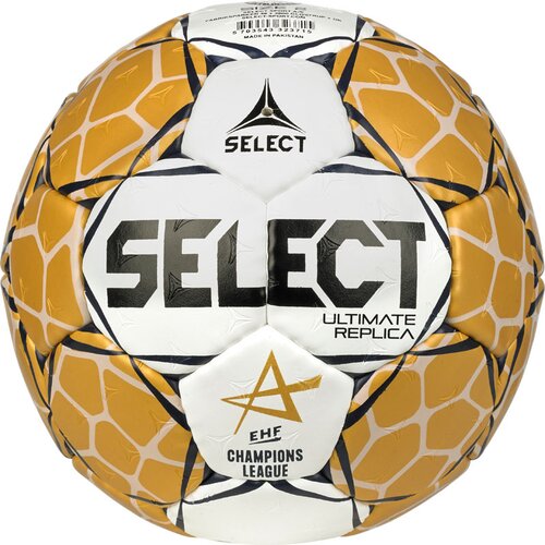 Select lopta Ruk. replica EHF Champ. L. Wht/gold 3  1672858900 Cene
