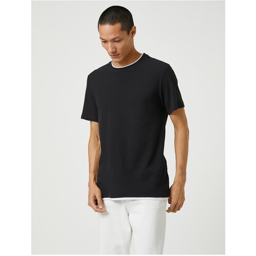 Koton T-Shirt - Black - Slim fit Slike