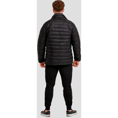 GymBeam men&amp;lsquo;s puffer jacket black/orange Slike