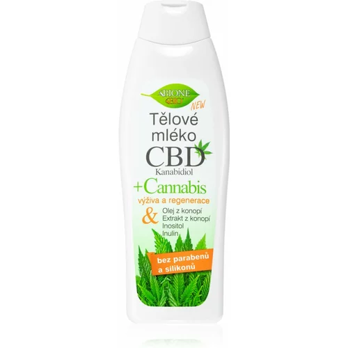 Bione Cosmetics Cannabis CBD hranjivo mlijeko za tijelo s CBD-om 500 ml