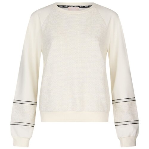Liu Jo Sweater majica crna / bijela Slike