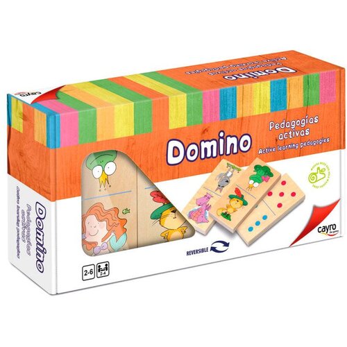 Cayro Dru&amp;scaron;tvena igra Domino kids, 24 x 12 x 5 cm Slike