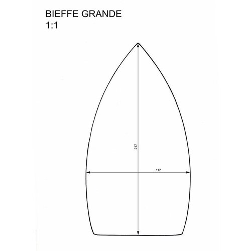  Teflonska za&amp;scaron;tita za ručno glačalo model &amp;quot;BIEFFE GRANDE&amp;quot; Slike
