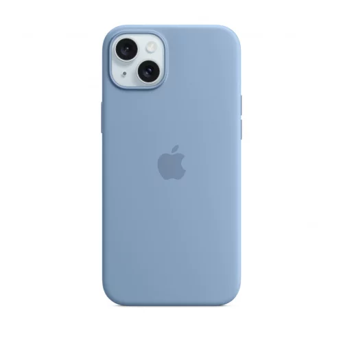 Apple iPhone 15 plus silicone case w magsafe - winter blueid: EK000588115