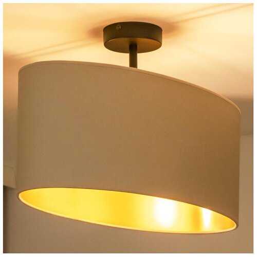  duolla - plafonski luster oval vegan 1xE27/15W/230V krem Cene