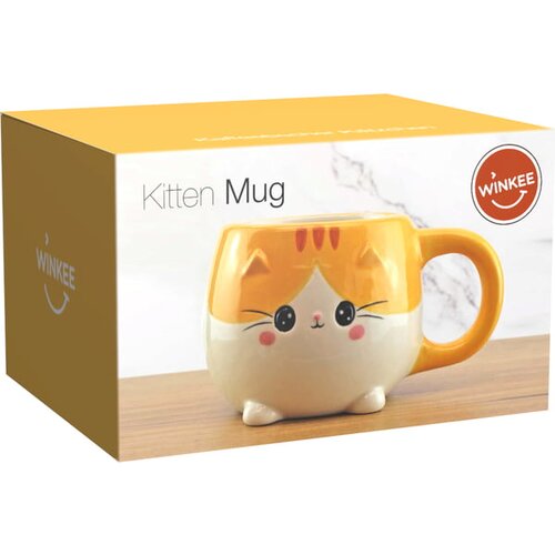 Winkee pet friends skodelica za kavo mačji obraz Cene
