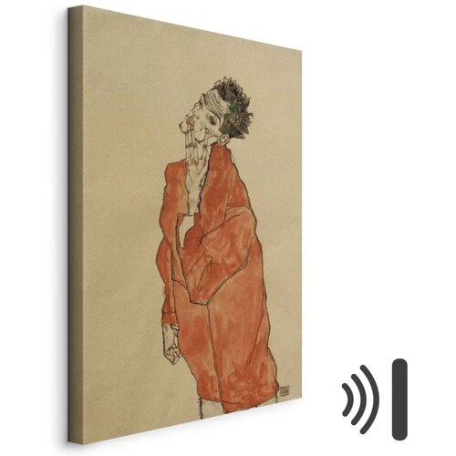  Slika - Egon Schiele &ndash; Self-Portrait (Man in Orange Jacket) 20x30 Akustična Cijene