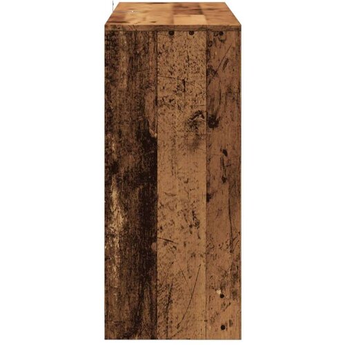 VidaXL Komoda starinski les 102x33x75 cm inženirski les Slike