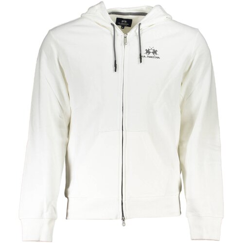 La Martina MEN&amp;amp;#39;S WHITE ZIP SWEATSHIRT Slike