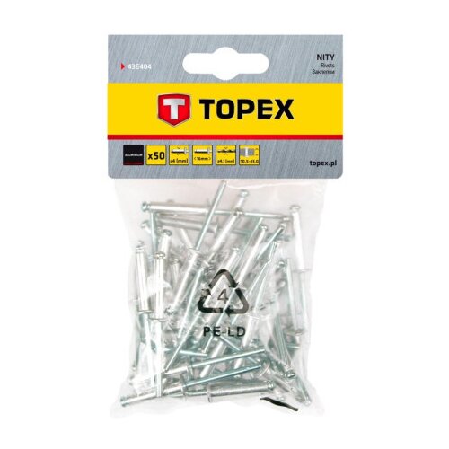 Topex pop nitne 4.0x16mm 50kom ( 43E404 ) Cene