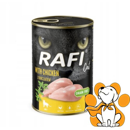 Rafi Cat GF Chicken 400g, Vlažna Hrana Sa Piletinom Za Svakodnevnu Ishranu Slike