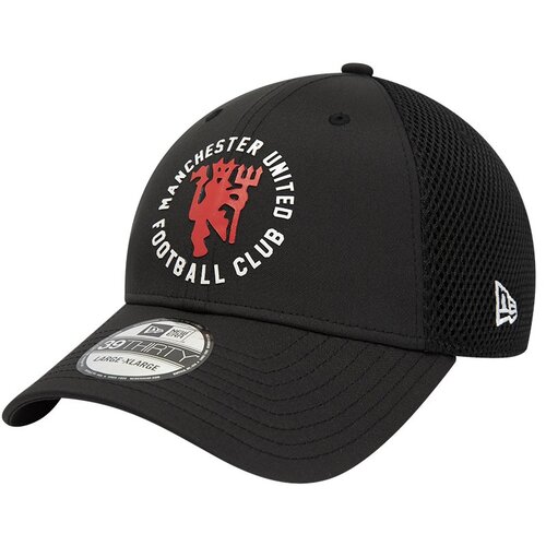 New Era Manchester United 39THIRTY Spacer Black Stretch Fit kapa Slike