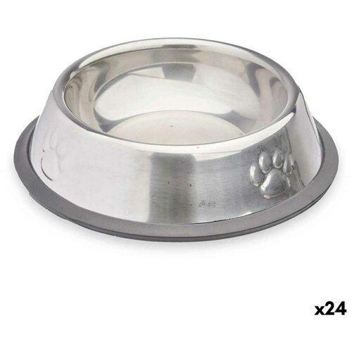  Hranilica za pse Mascow 312 Siva Srebrna Guma Metal 15 x 4 x 15 cm (24 kom.) Cijene