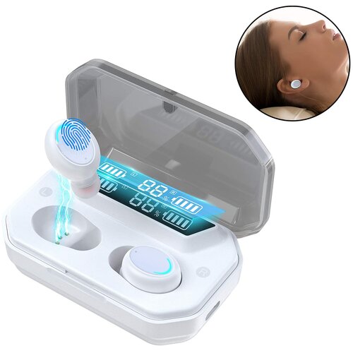 Venisymlis Brezžične slu&amp;scaron;alke Bluetooth, vodotesne stereo slu&amp;scaron;alke za v u&amp;scaron;esa z mikrofonom, (22102353) Slike