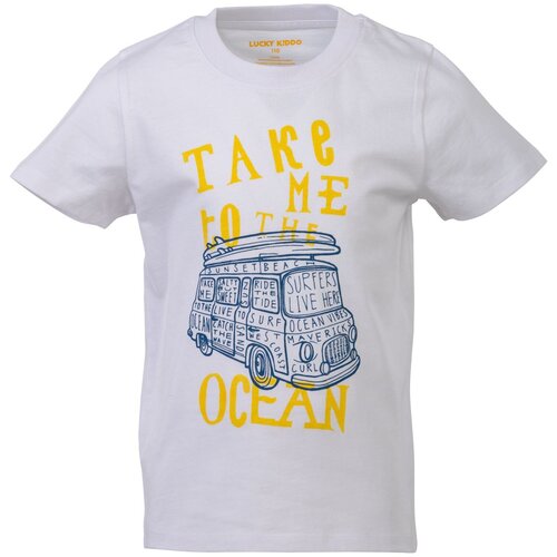 Lucky Kiddo majica KR LK-KBT SS 1_25 M bijela 92 Slike