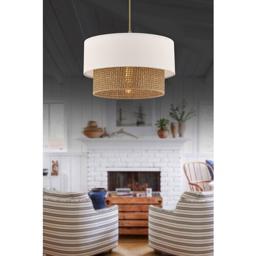 Opviq echo - beige, white beigewhite chandelier Cene