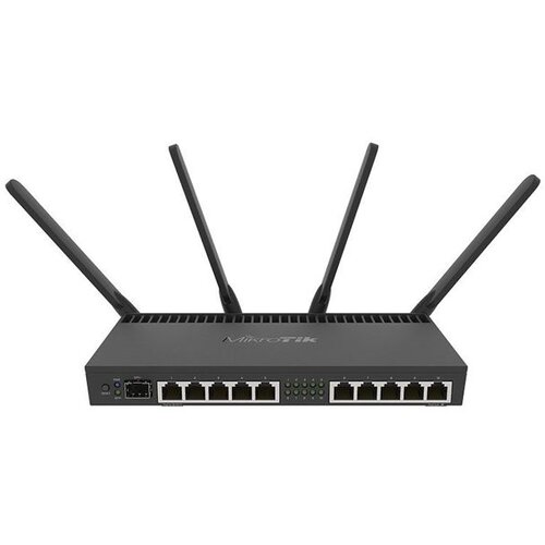 MikroTik (RB4011iGS 5HacQ2HnD-IN) 10GbE 1x 10Gb SFP 4x4 Mimo 802.11AC Wireless Router Slike