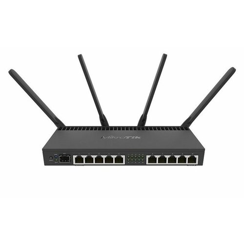 MikroTik RB4011iGS+5HacQ2HnD-IN WiFi AC2100 10GbE tri band ruter Slike