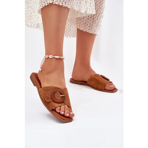 Boto Classic Women's Flat Sandals Beige Scazze Cene