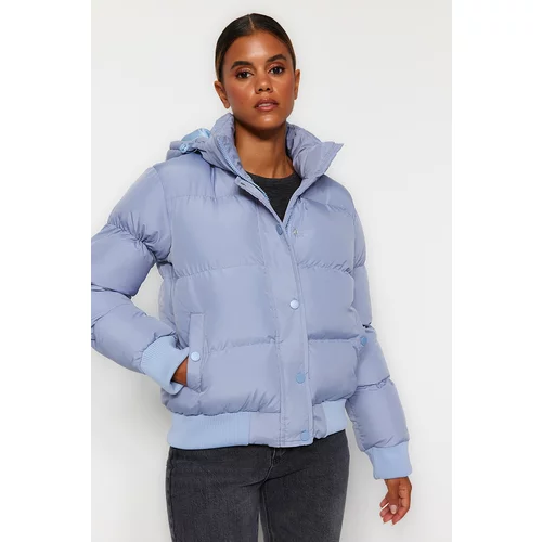 Trendyol Winter Jacket - Blue - Puffer