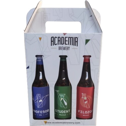 ACADEMIA BREWERY kutija, 3 x 0,33l Slike