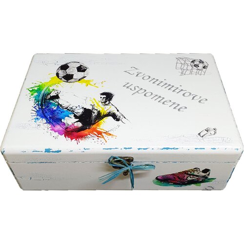  Darilo za botre in nogometa&scaron;e! &Scaron;katlica spominov - 20x30x10cm - 154148 Cene