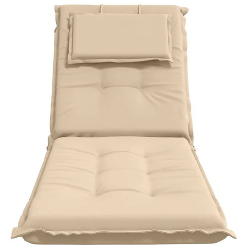  Jastučić za ležaljku GEMERT 100% poliester Krem 190 x 60 x 9 cm - Krem 190 x 60 x 9 cm Melange Slike