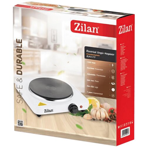 Zilan Električno kuhalo, 1 ploča - 18.5 cm, 1500 W, bijela - ZLN2173/WH Cene