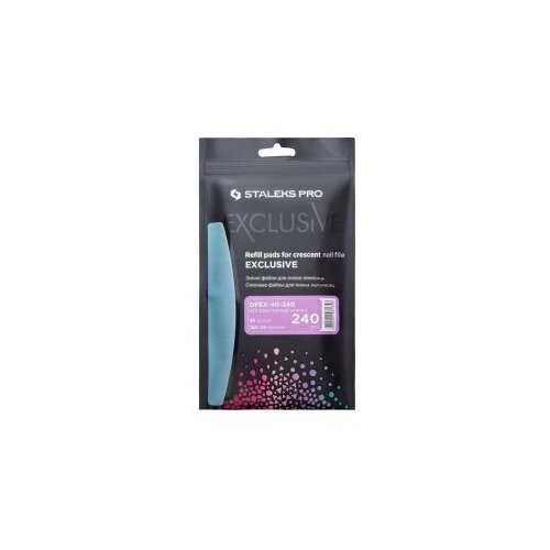  Turpija za nokte Staleks Exclusive Samoljepljiva Soft Polumjesec 240# &amp;ndash; 30 kom (Outlet) Slike